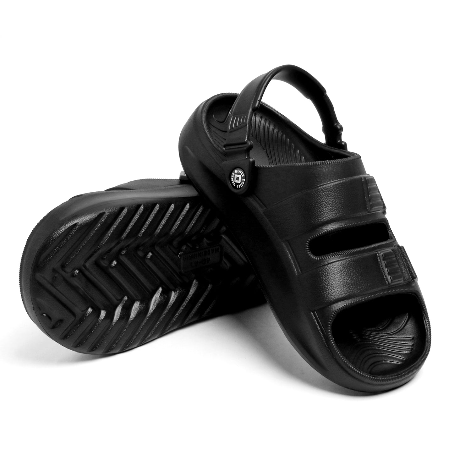 UrbanGrip Black Sport Slides