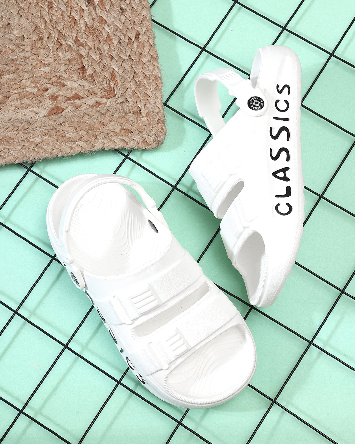 UrbanGrip White Slides