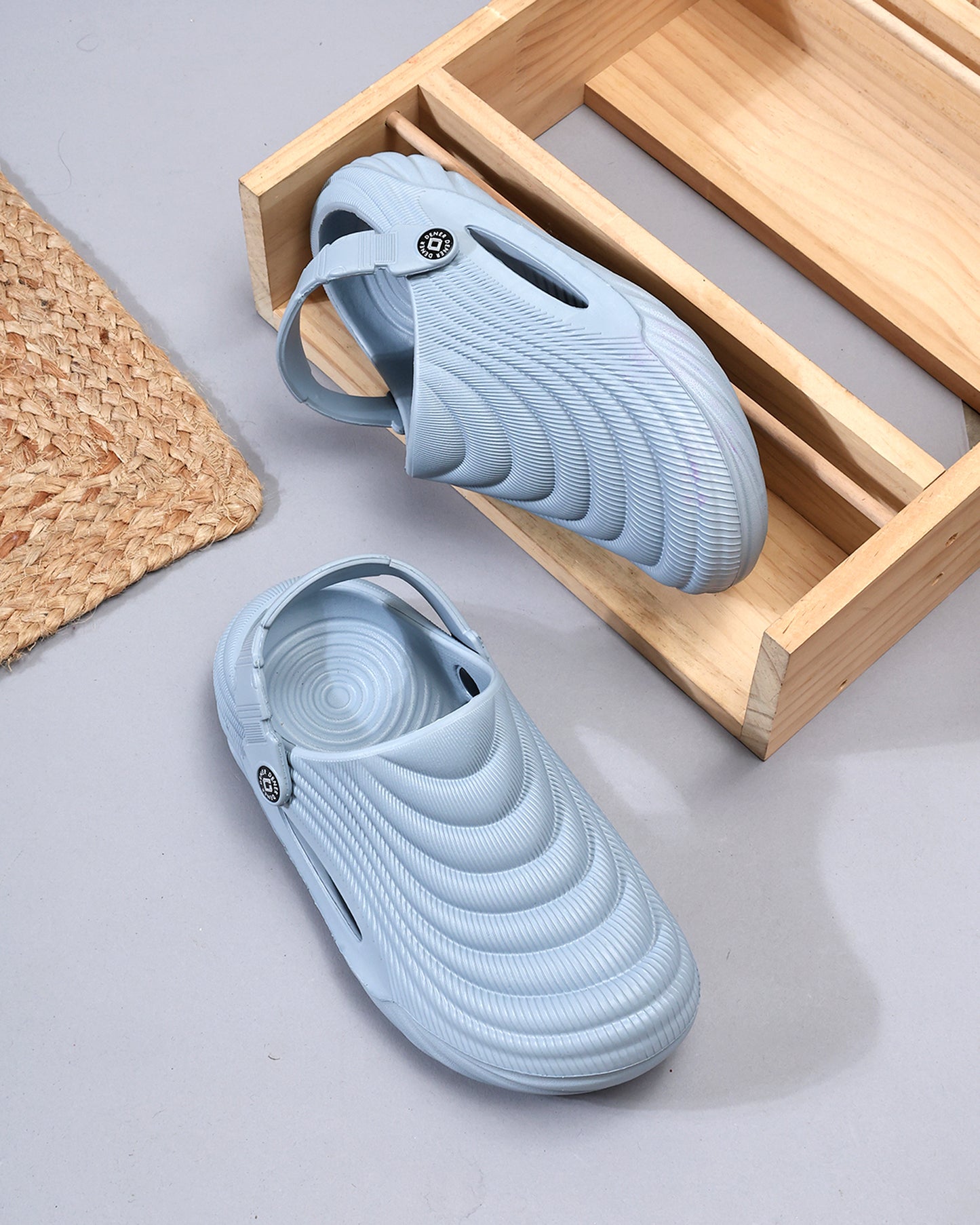 Ice Blue Clogs