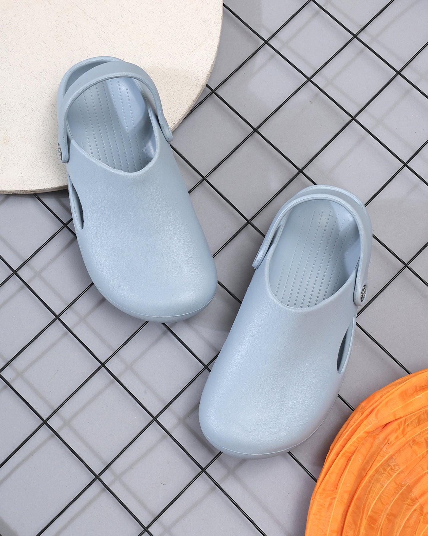 Classic Comfort Ice Blue Clogs