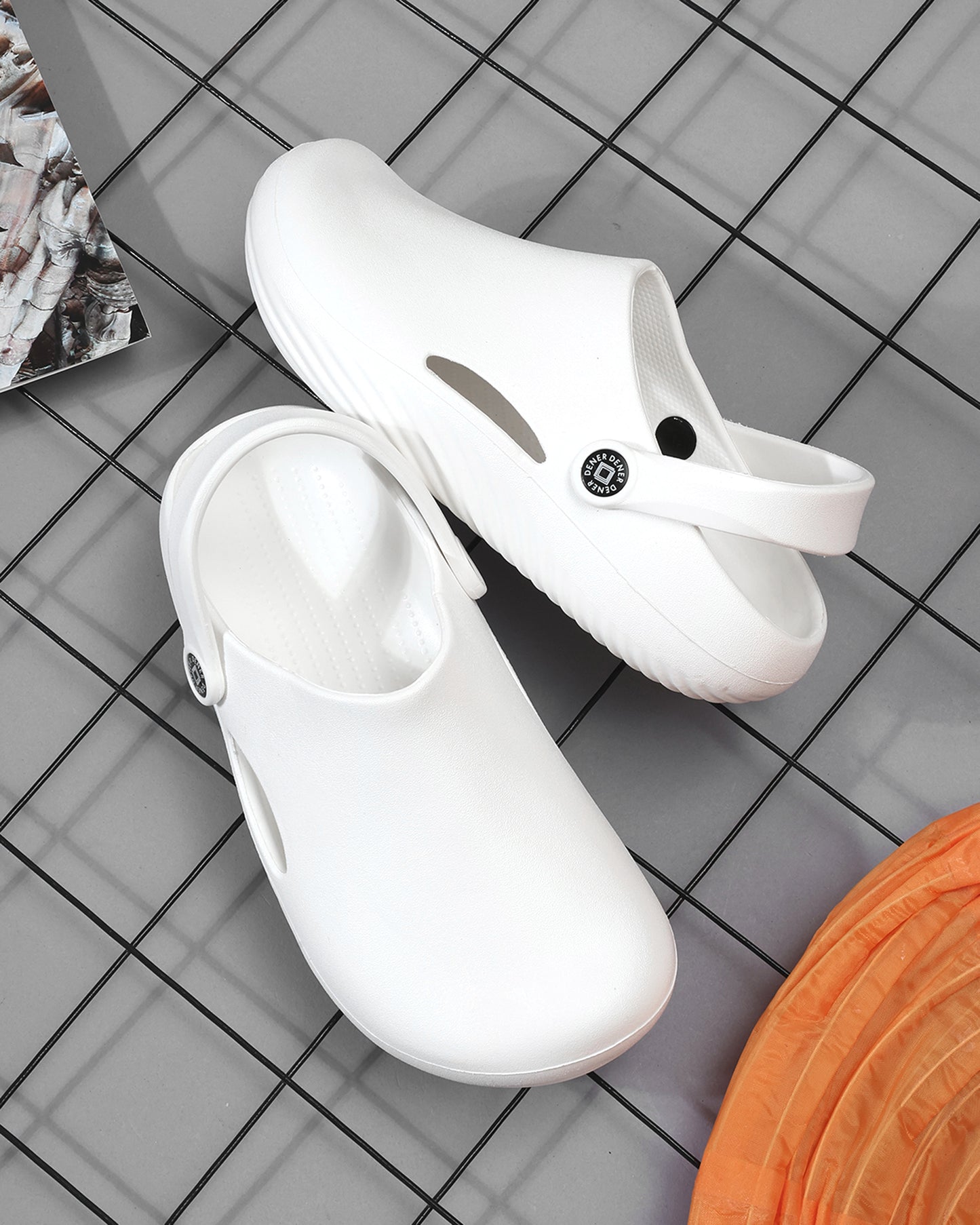 Classic Comfort Pure White Clogs