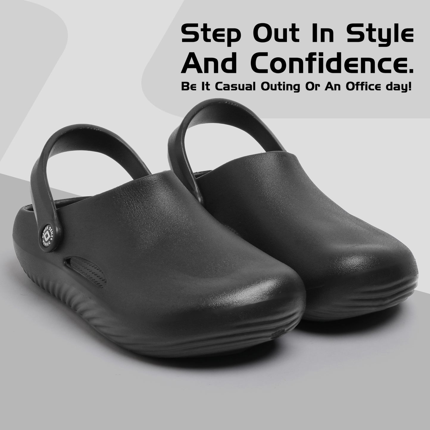 Classic Comfort Black Clogs