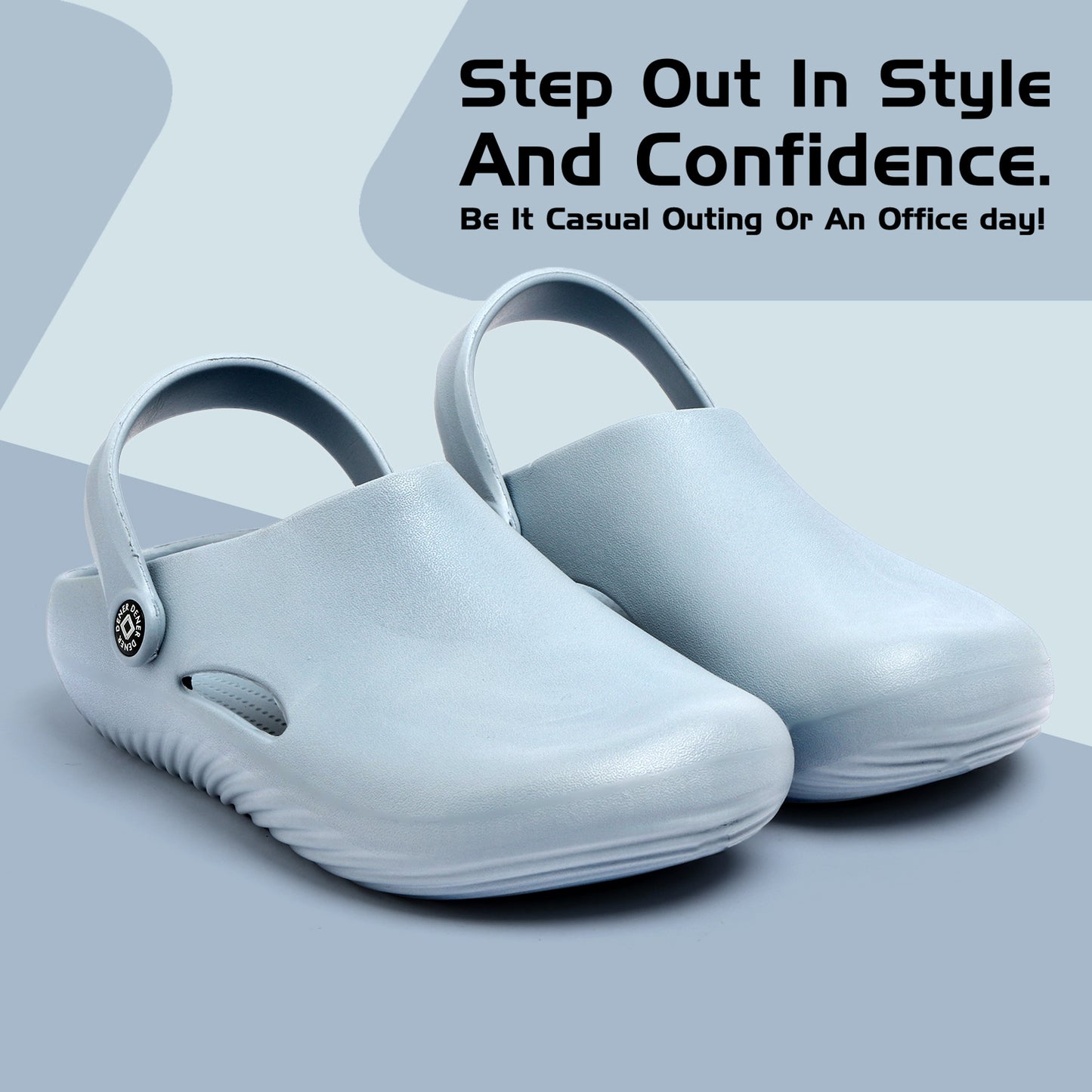 Classic Comfort Ice Blue Clogs