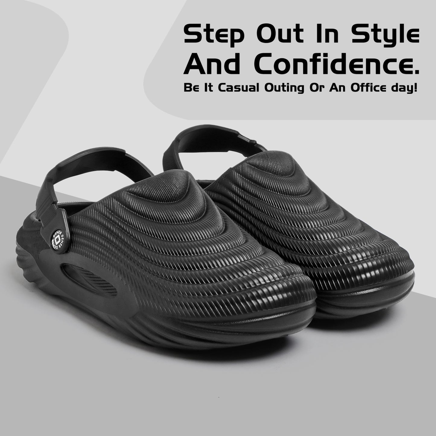 AeroWave Black Clogs