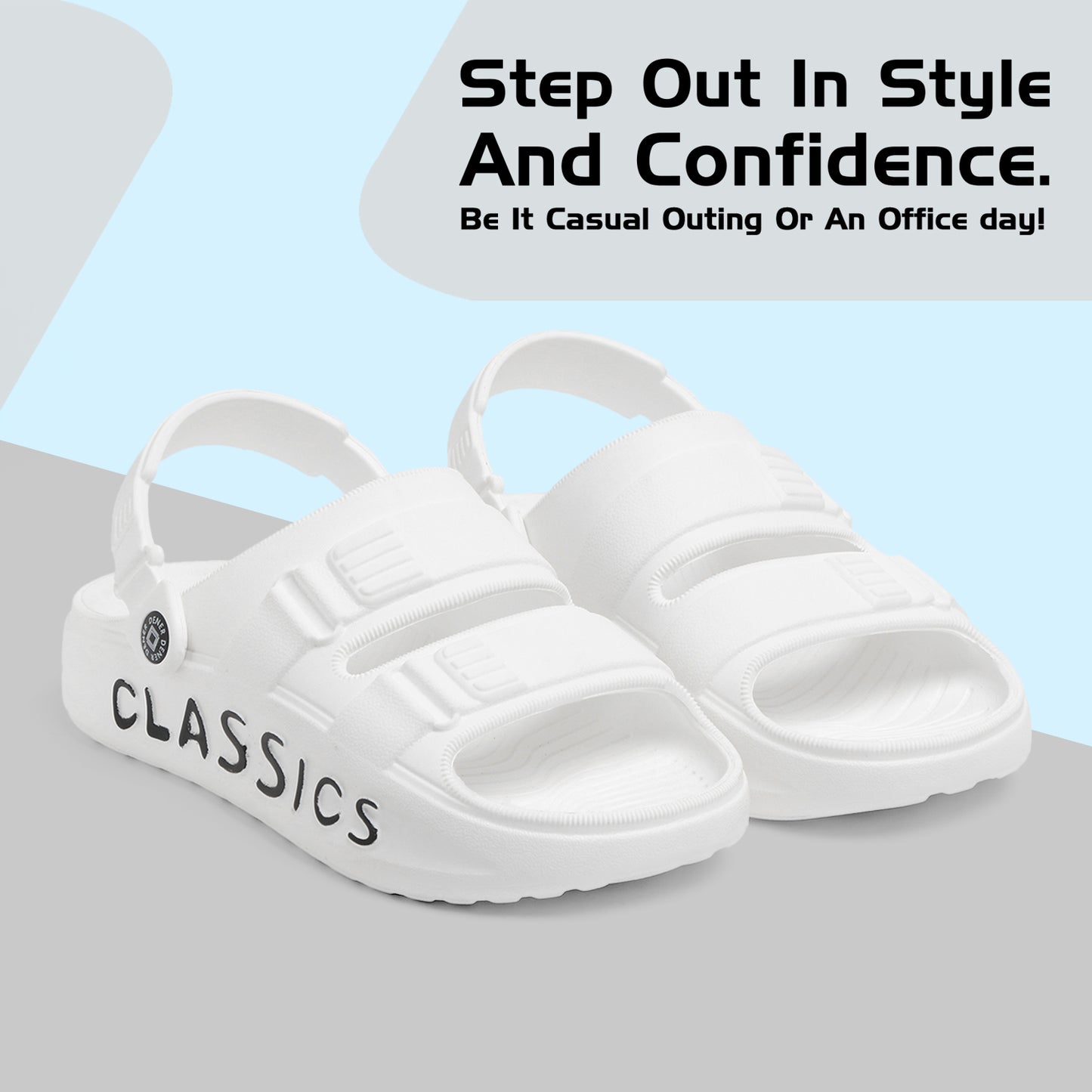 UrbanGrip White Slides