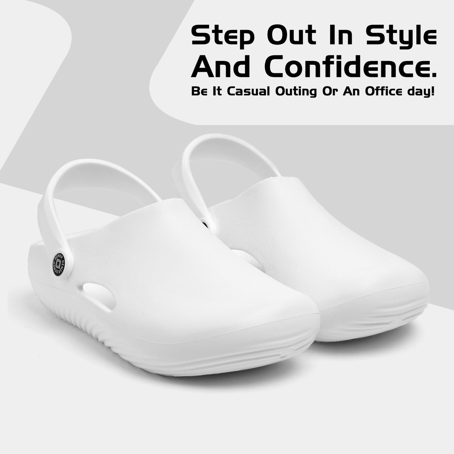 Classic Comfort Pure White Clogs