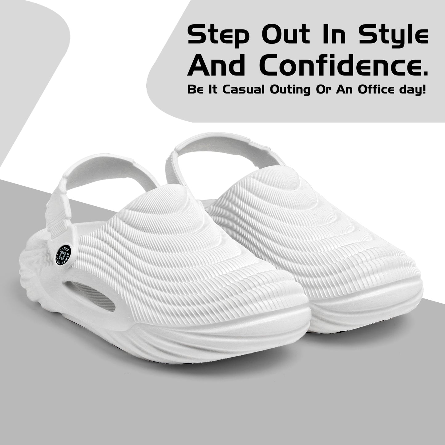 Pure White Clogs