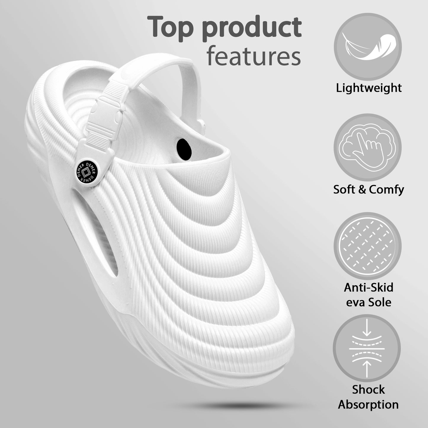Pure White Clogs