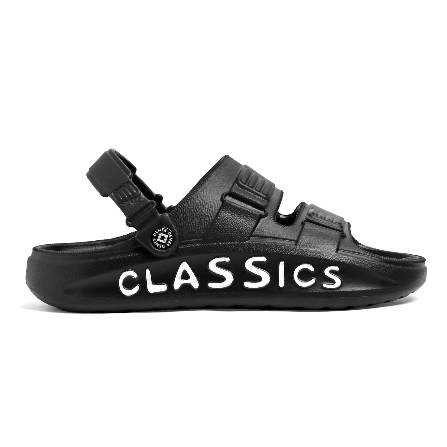 UrbanGrip Black Sport Slides
