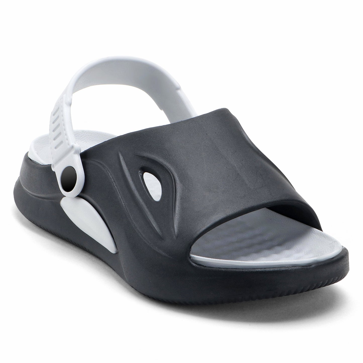 SportGrip Black White Clogs